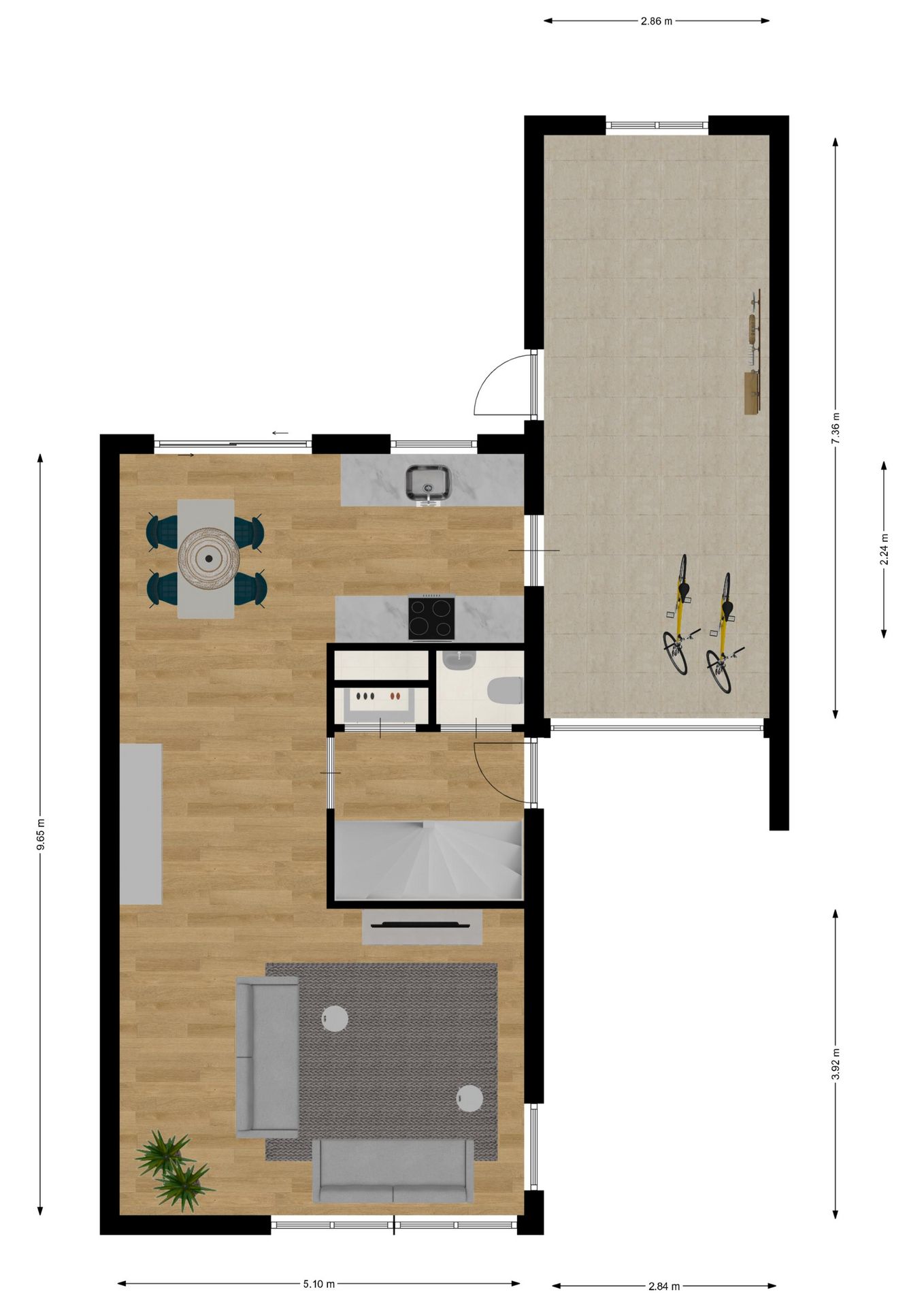 Spacious Semi-Detached Home with Garage in Green Parkplan West Zuidhorn — 35