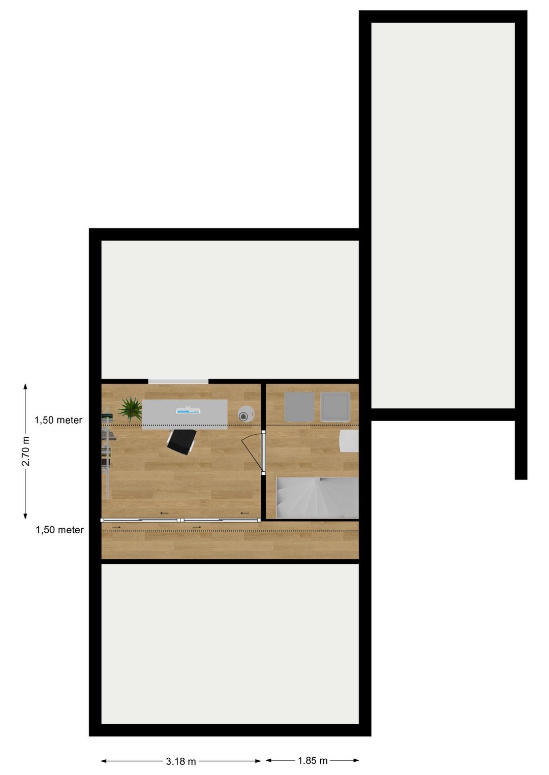 Spacious Semi-Detached Home with Garage in Green Parkplan West Zuidhorn — 37