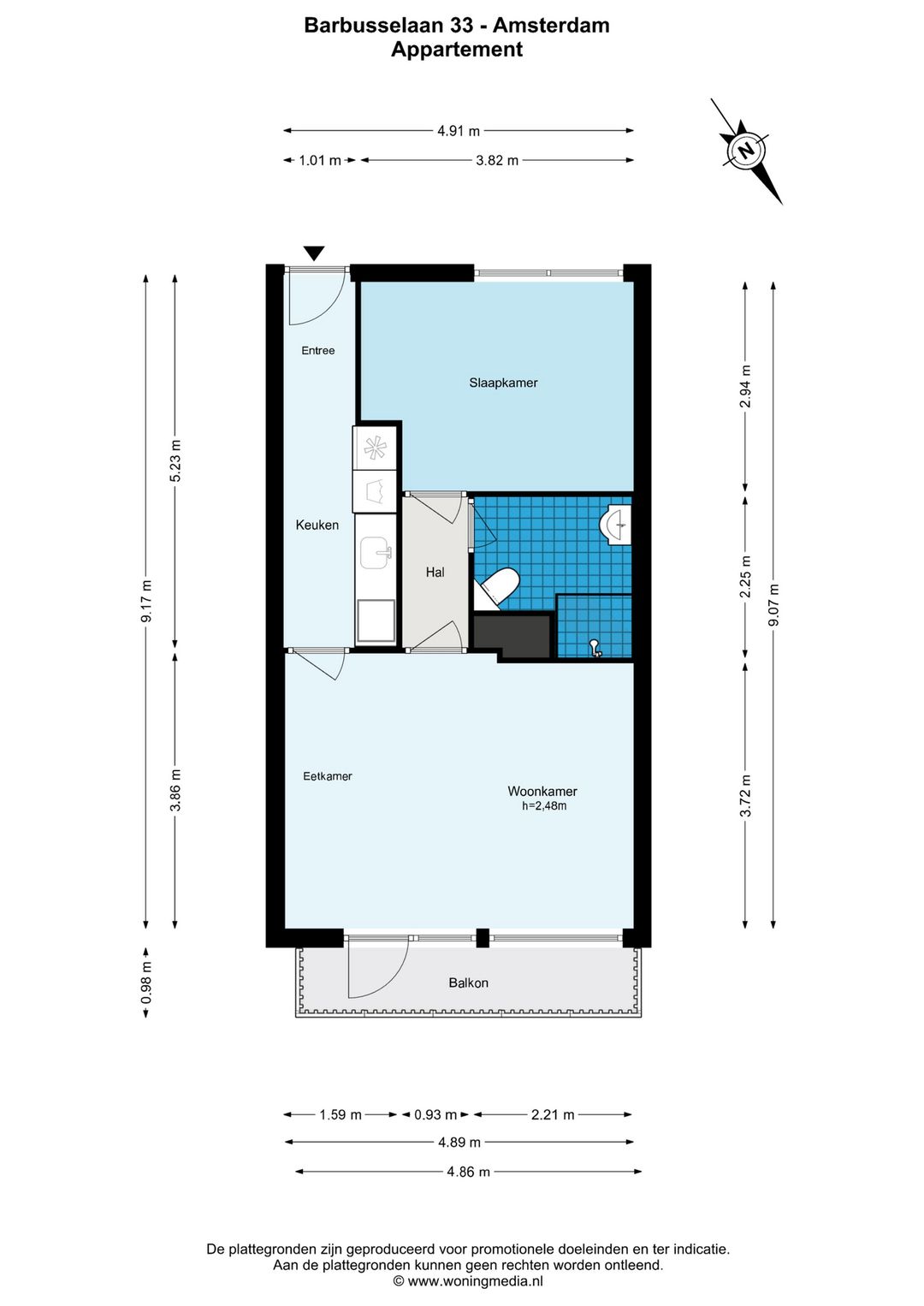 Bright top-floor apartment with south-facing balcony in Venserpolder, Amsterdam — 21