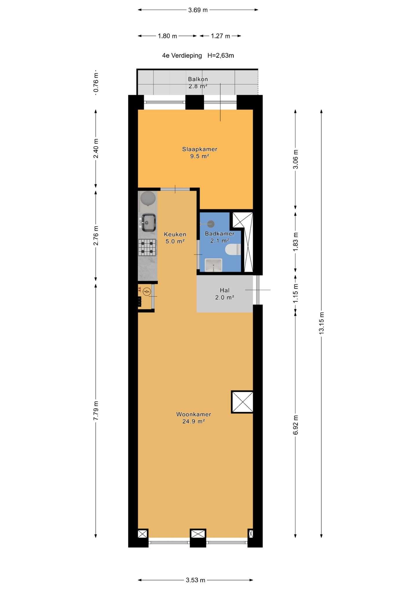 Foto 25 van Korbootstraat 43-Q