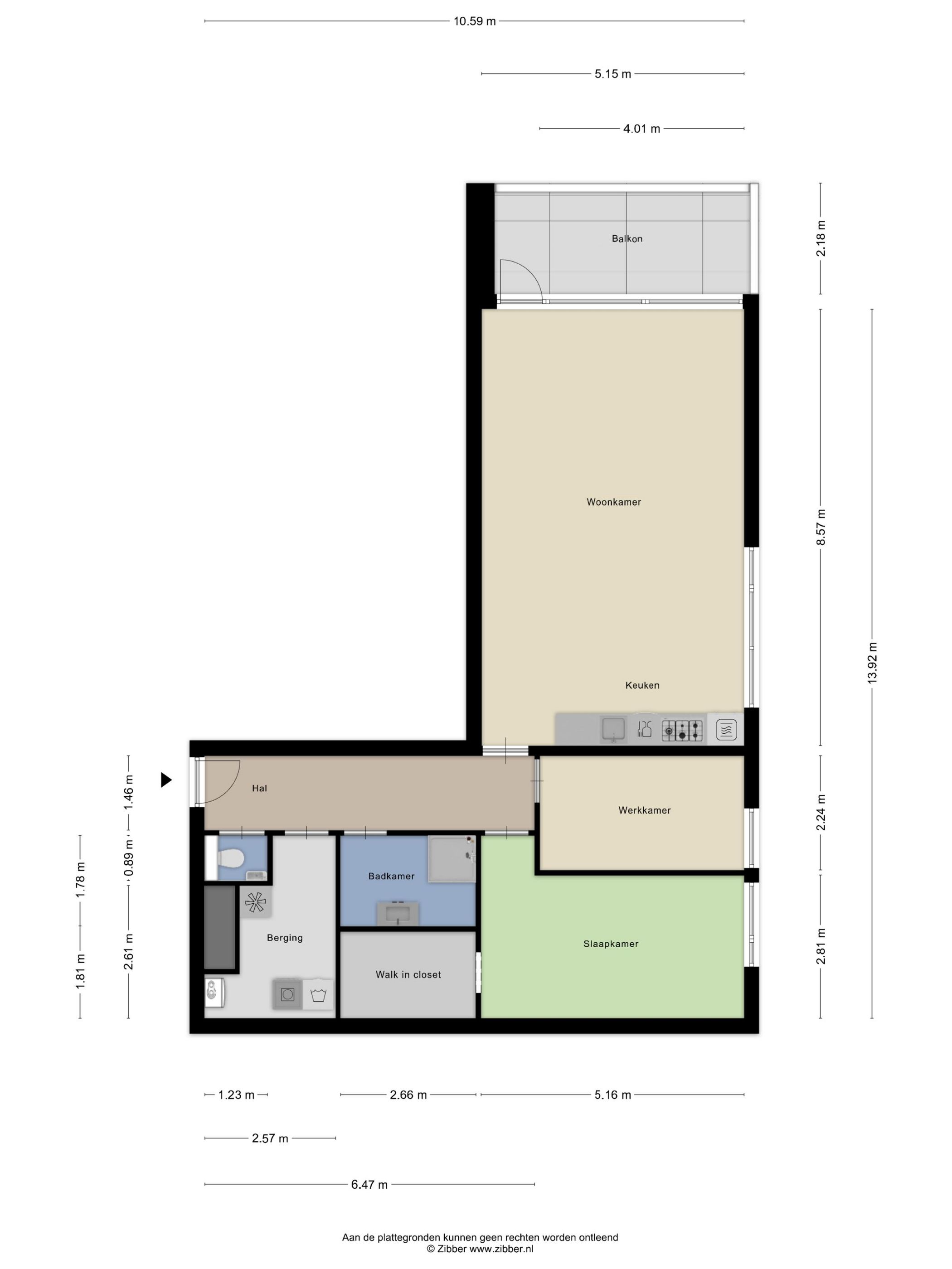 Spacious 3-room apartment with balcony and parking in Amsterdam West — 48