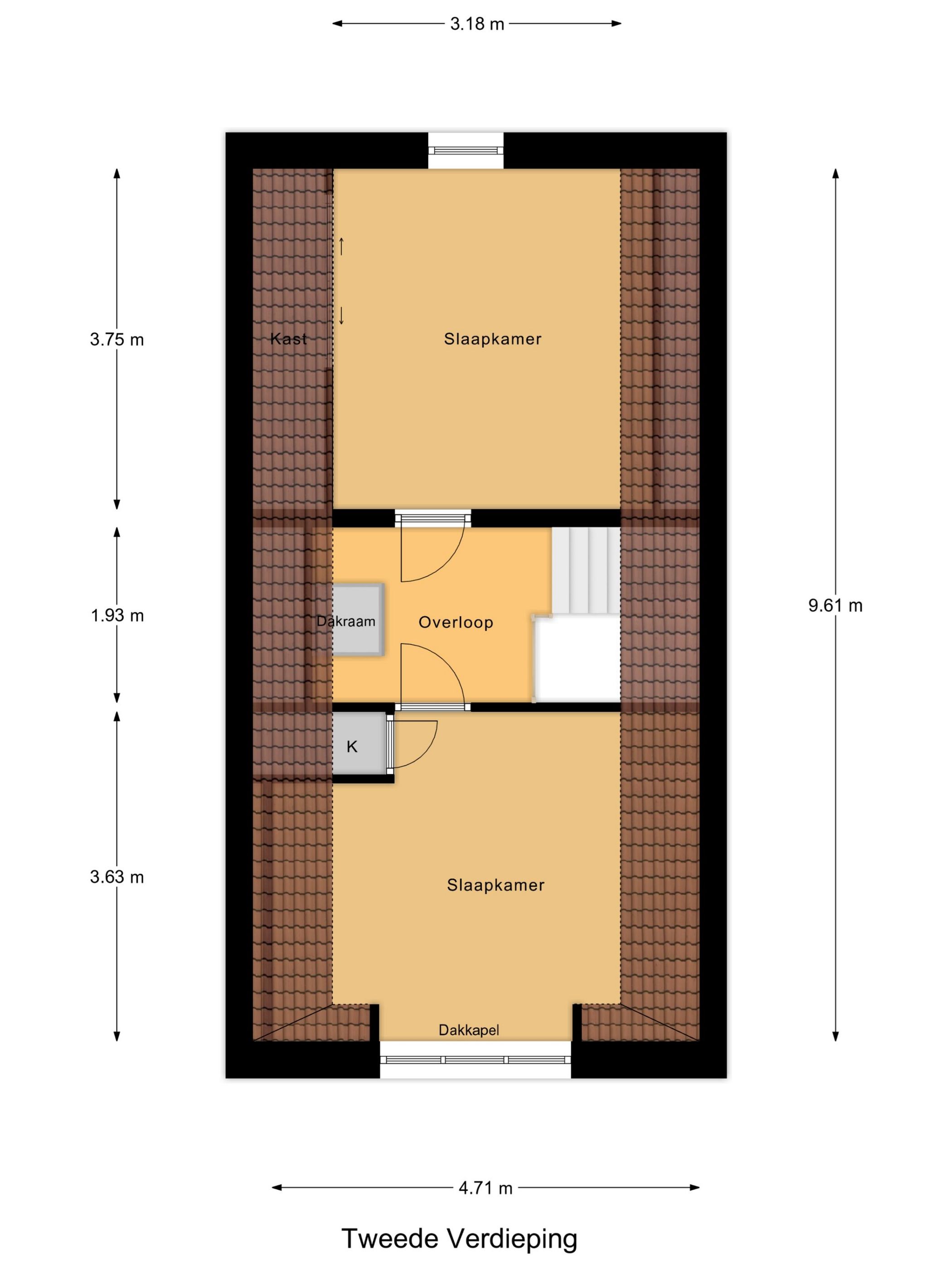 Spacious Townhouse with 4 Bedrooms and 2 Bathrooms in Central Roosendaal — 45
