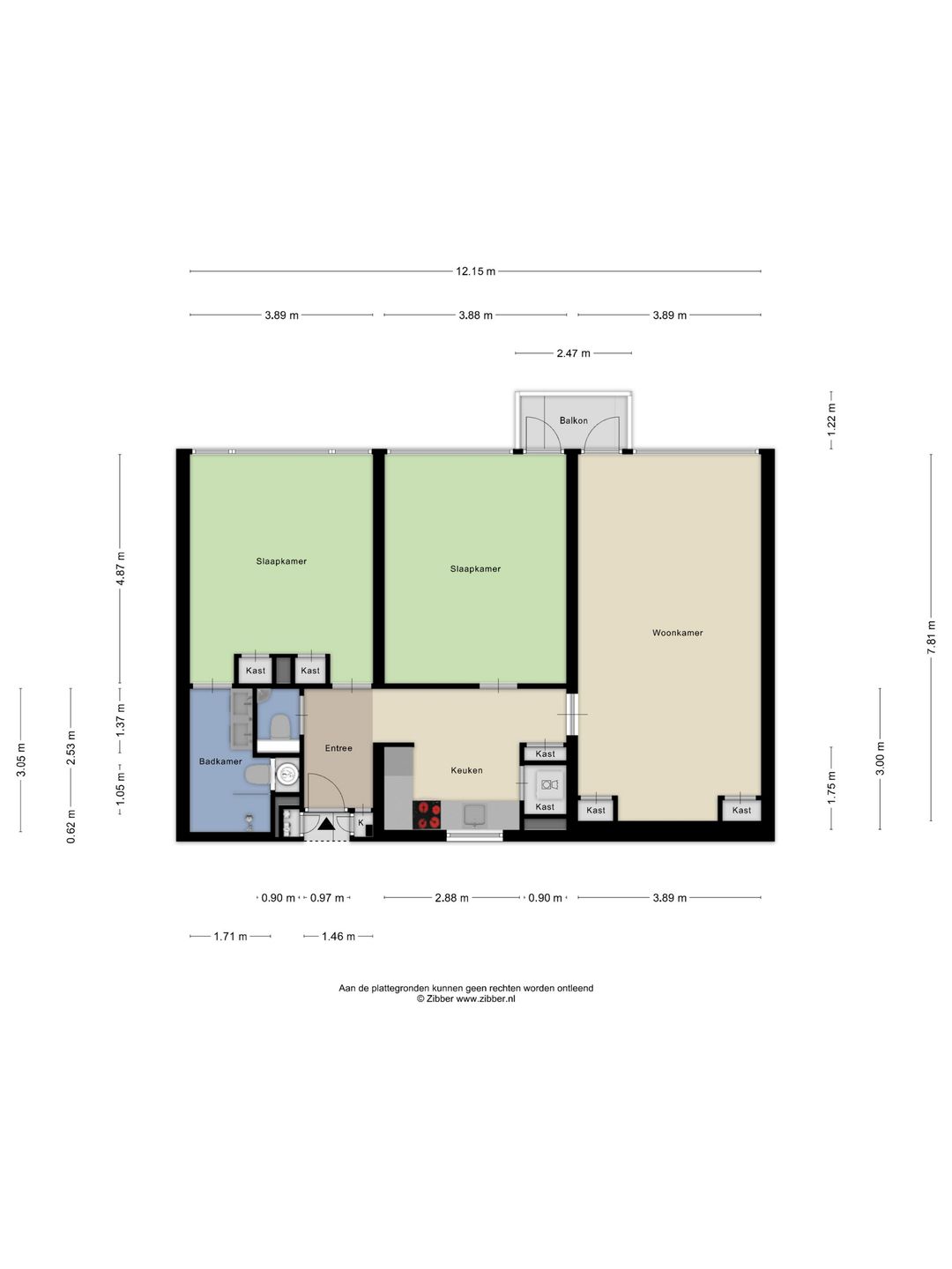 Modern renovated apartment with balcony and panoramic views — 56