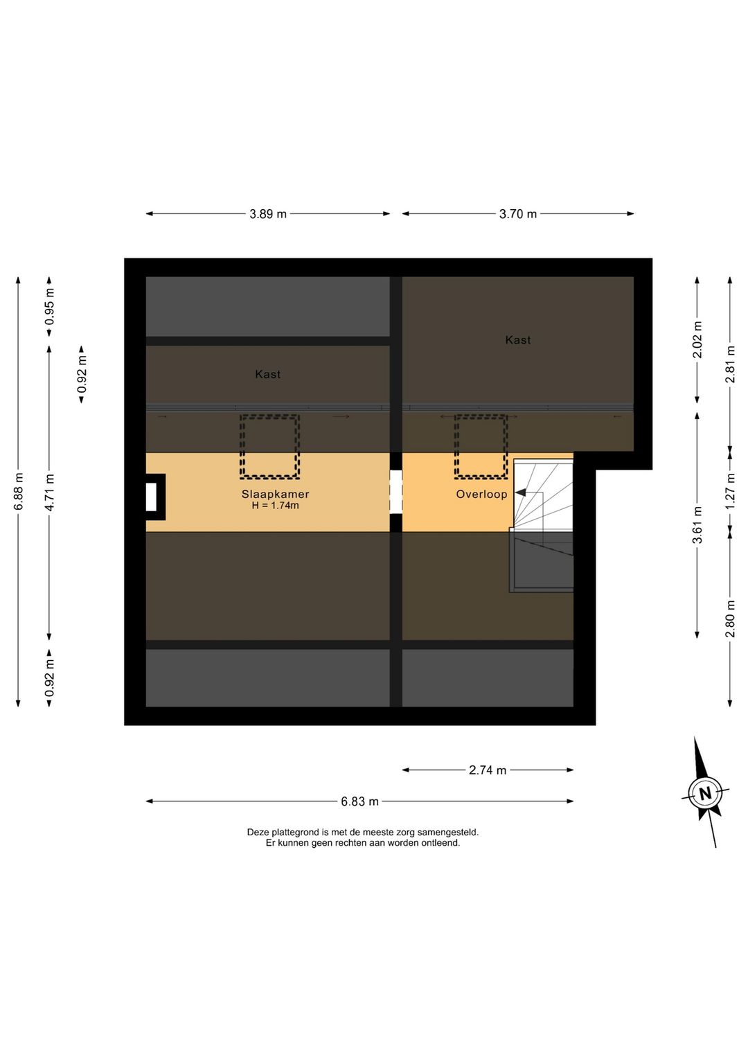 Extended semi-detached house with double garage and rooftop terrace in Reeuwijk-Dorp — 53