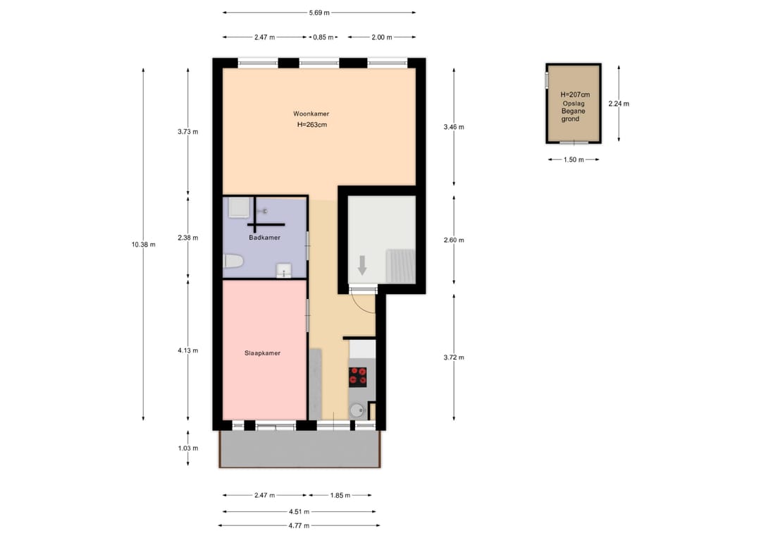 Foto 38 van Geuzenstraat 73-3