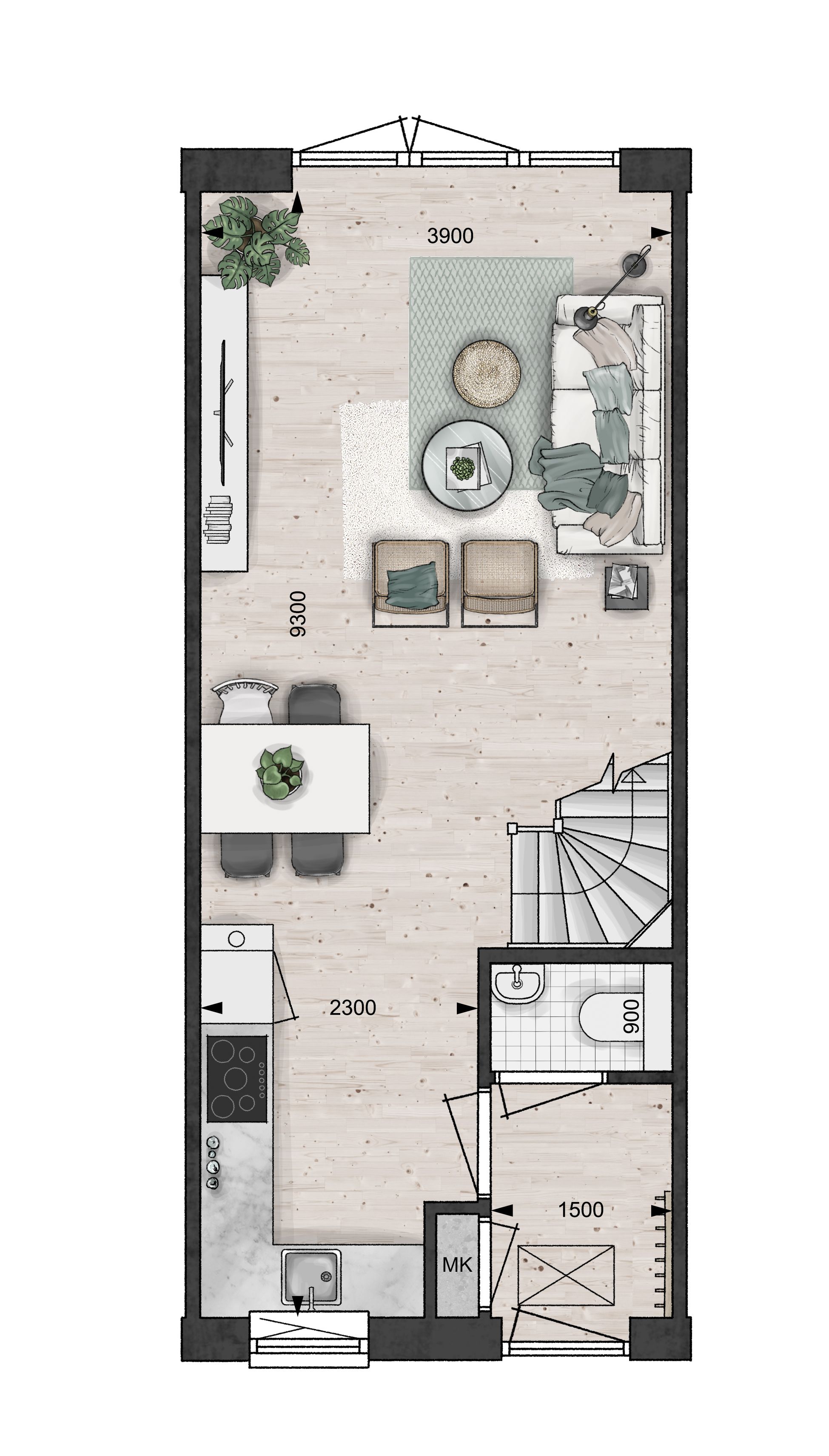 Foto 6 van Type Meekrap | starter rijwoning bnr. 7