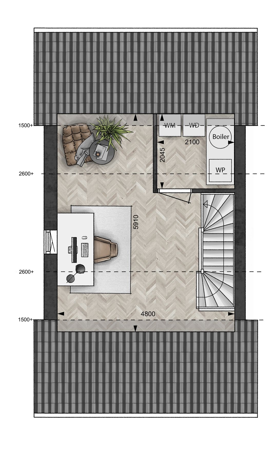 Foto 8 van Type Bos | hoekwoning bnr. 1