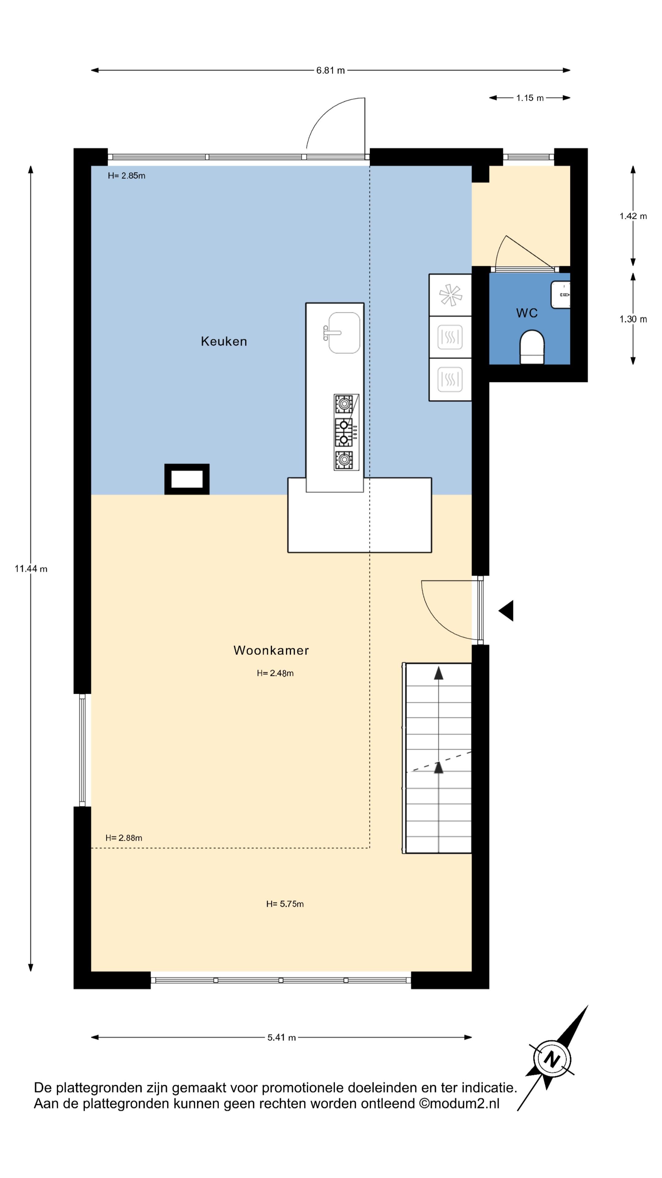 Spacious maisonette with garden and parking in Delft center — 42