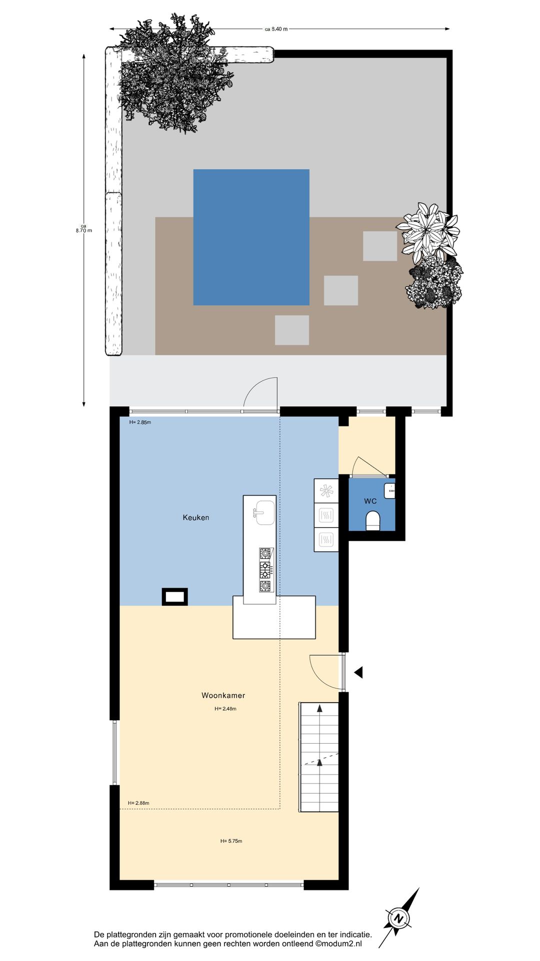 Spacious maisonette with garden and parking in Delft center — 46