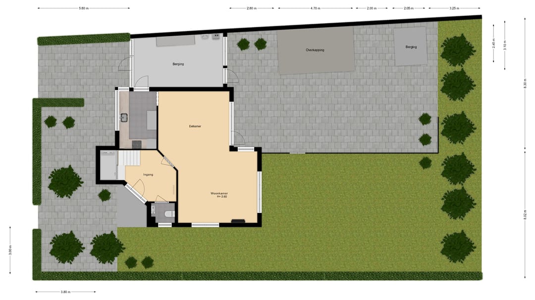 Charming detached family home with spacious garden in Kwintsheul centre — 52