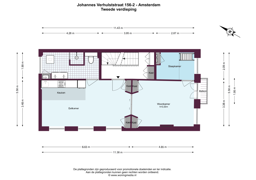 Foto 31 van Johannes Verhulststraat 156-2