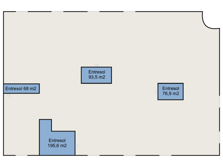 1e verdieping bedrijfsruimte