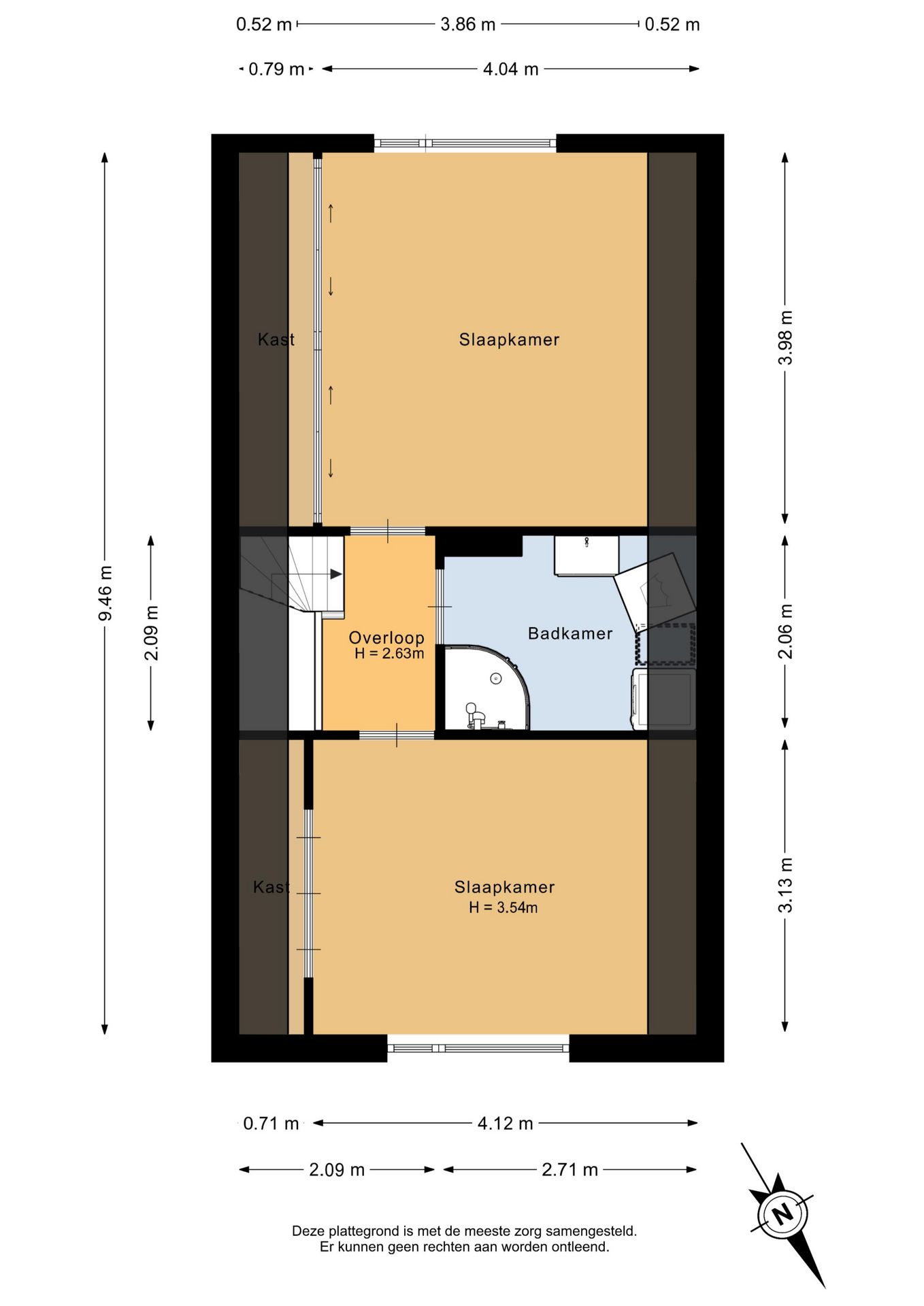 Instapklare maisonnette met drie slaapkamers en balkon in rustige Rotterdamse woonwijk — 42