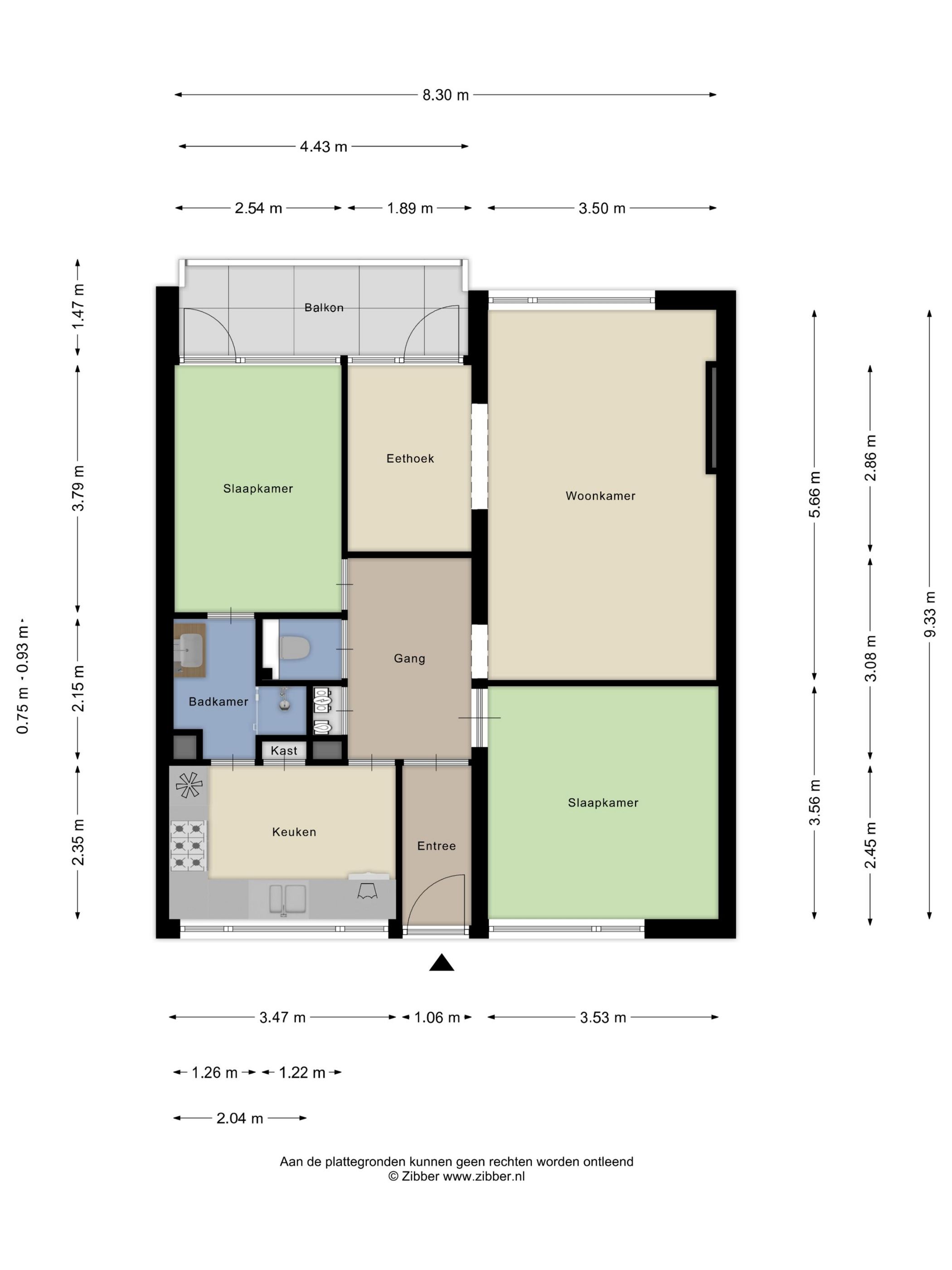 Perfectly maintained apartment with lovely balcony and free view over water — 36