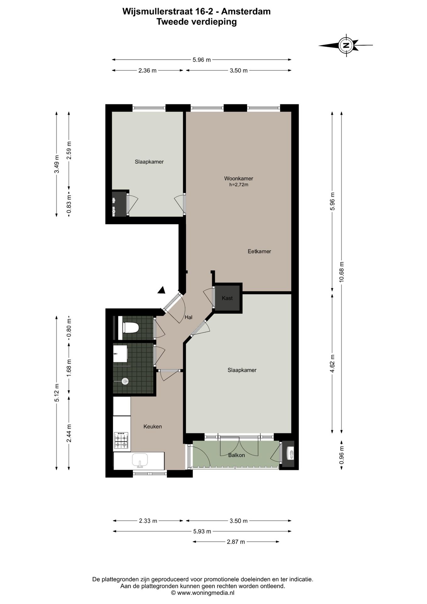 Foto 21 van Wijsmullerstraat 16-2