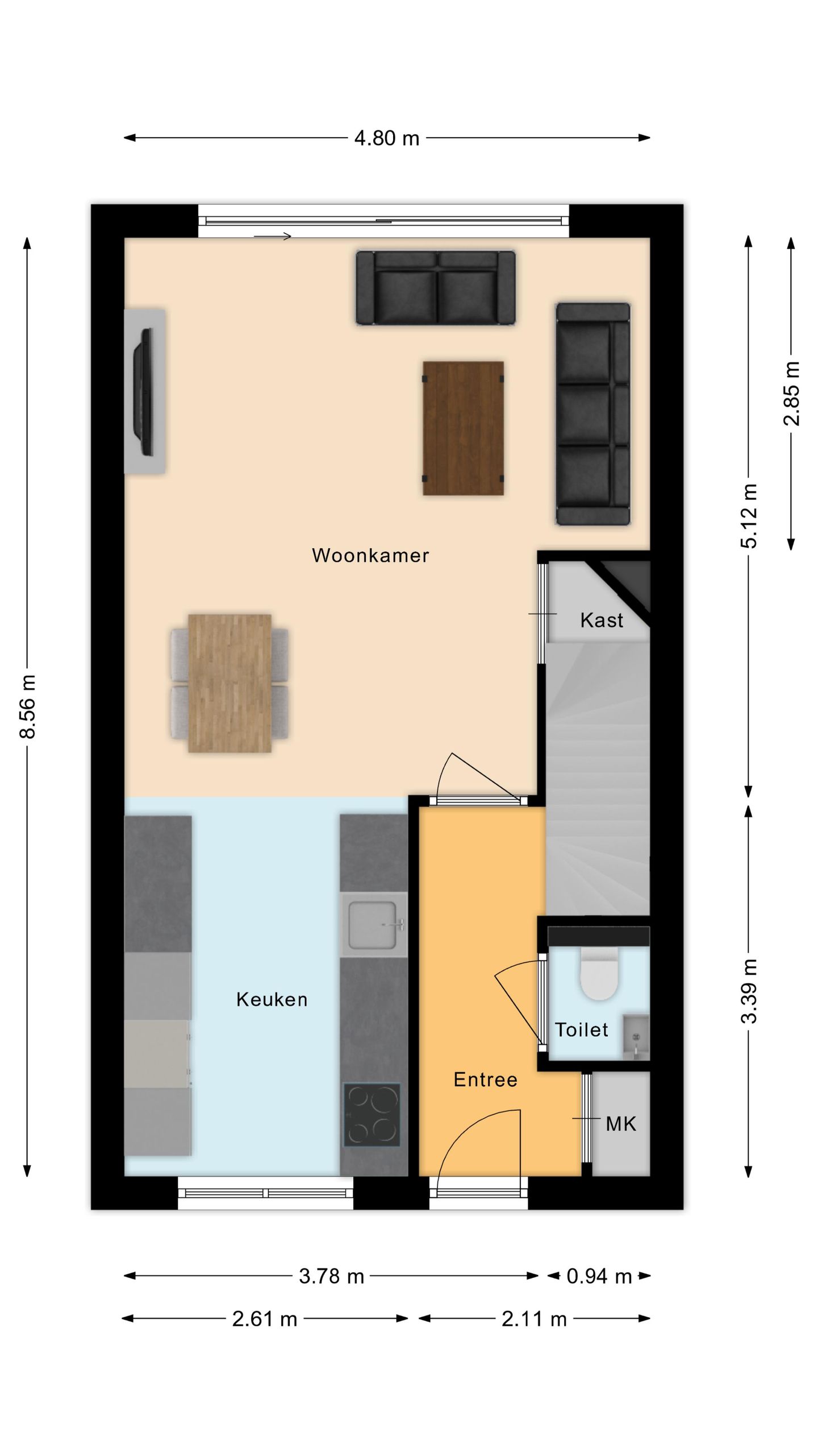 Energy-efficient, move-in ready terraced house from 2023 with open views in Bosselaar Zuid — 40