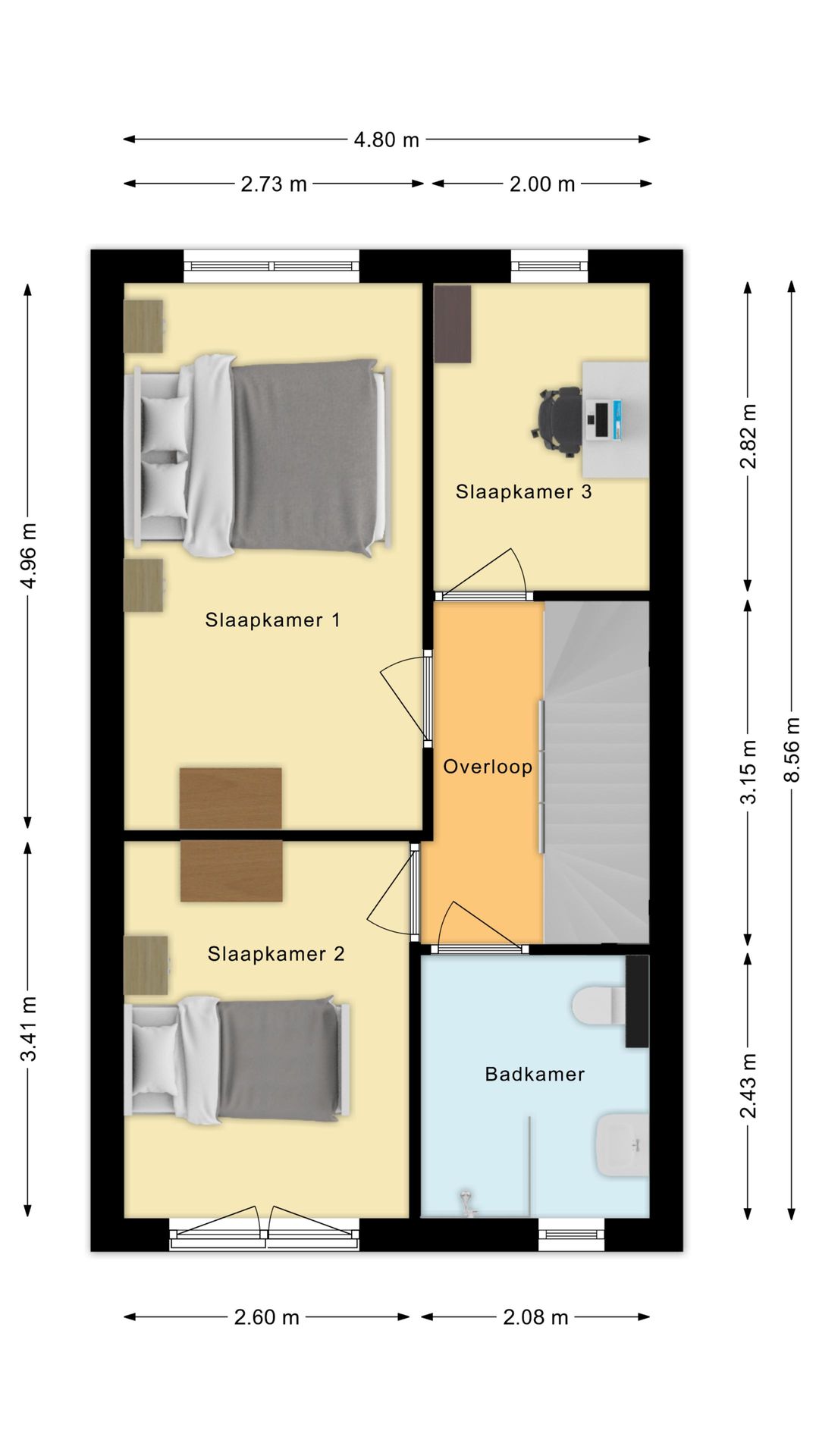 Energy-efficient, move-in ready terraced house from 2023 with open views in Bosselaar Zuid — 41