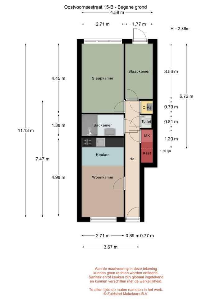 Foto 30 van Oostvoornsestraat 15-B