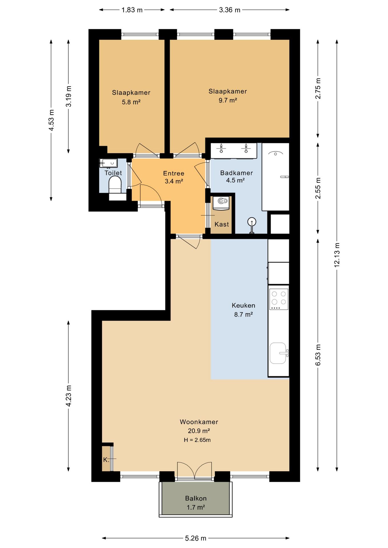 Foto 10 van Domselaerstraat 47-2