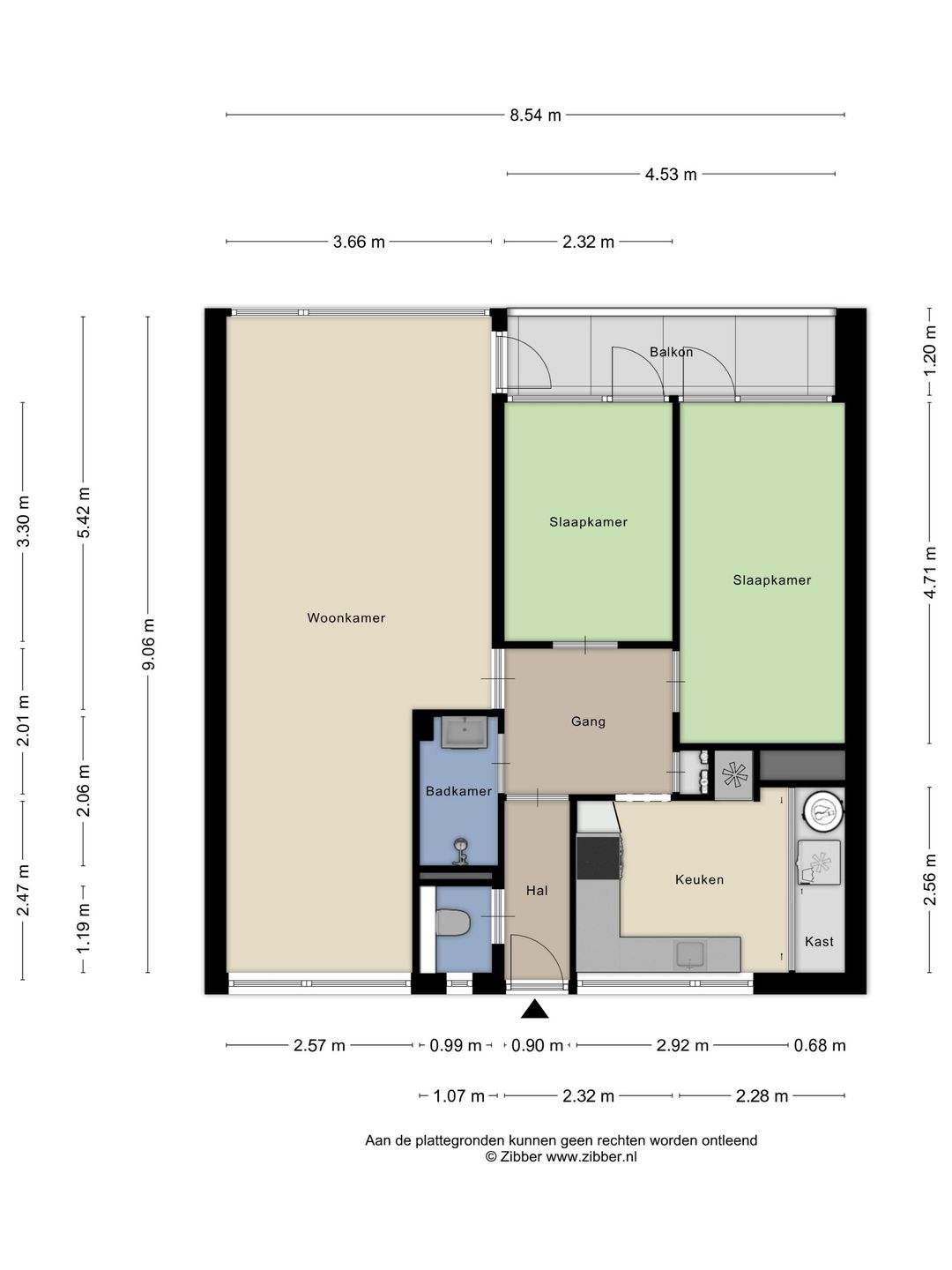Bright 3-room apartment with spacious kitchen and south-facing balcony in Soest De Eng — 26