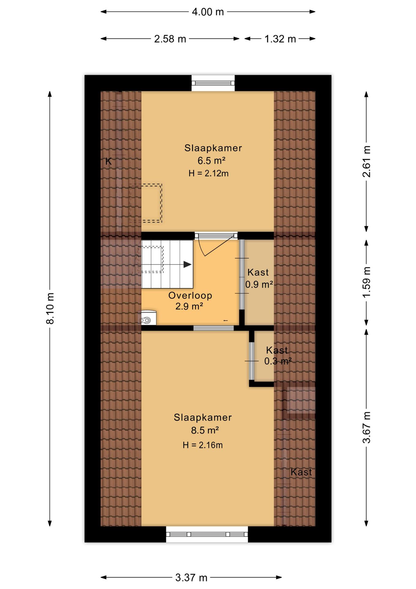 Characteristic semi-detached home with free view at the edge of Buitenpost — 50