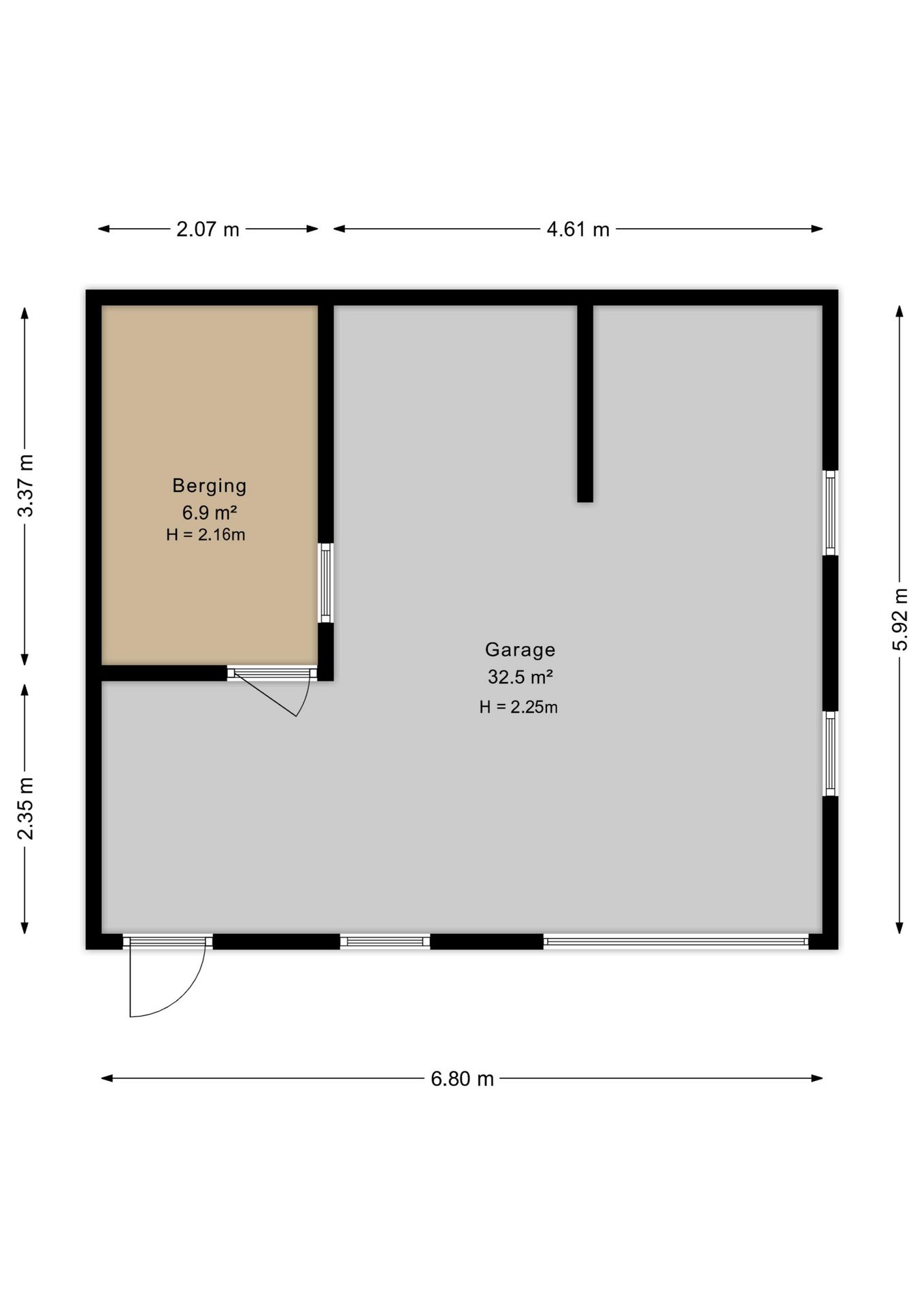 Characteristic semi-detached home with free view at the edge of Buitenpost — 51