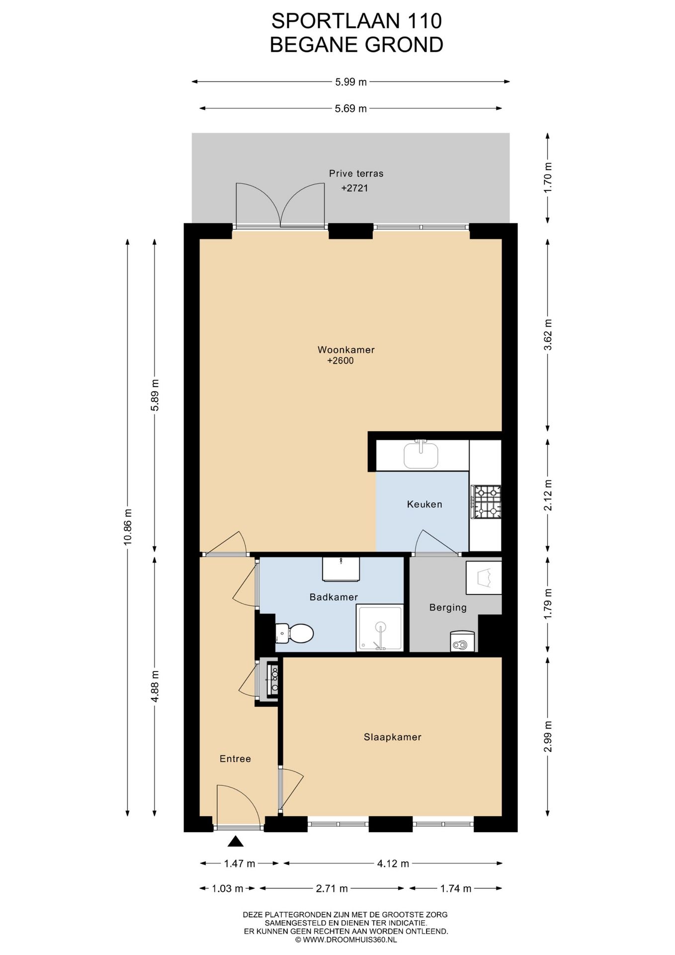 Fine 2-room apartment with private garden in Uithoorn — 21