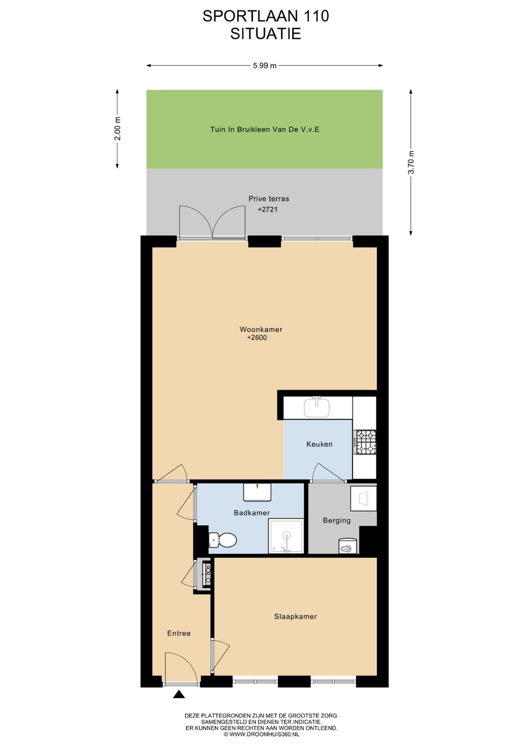 Fine 2-room apartment with private garden in Uithoorn — 22