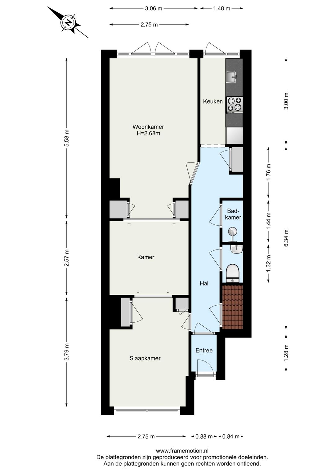 Photo 52 of Donker Curtiusstraat 24-A