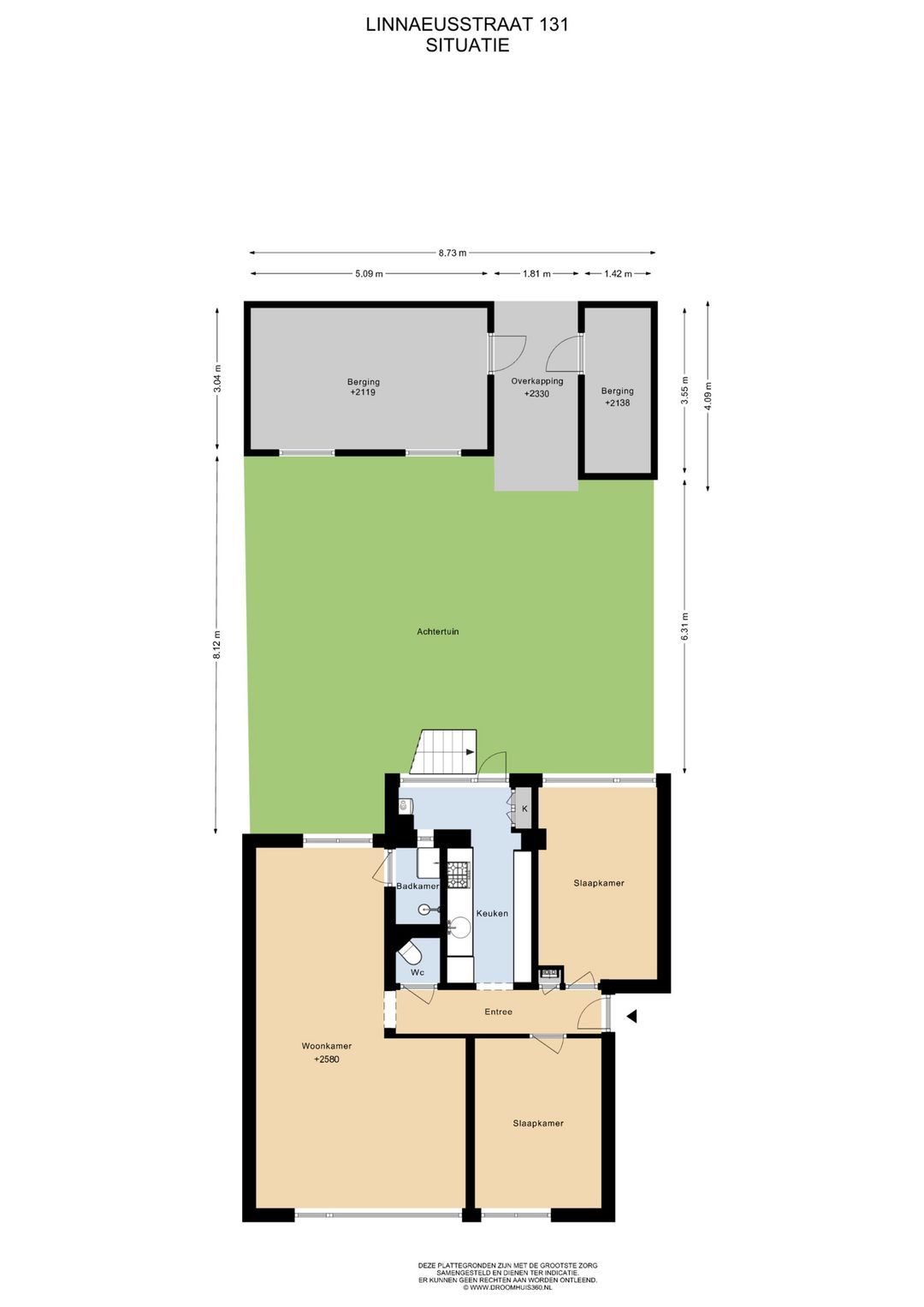 Spacious and Bright 3-Room Apartment with Large Garden and Practice Space — 31