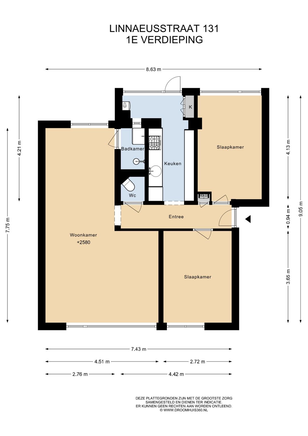 Spacious and Bright 3-Room Apartment with Large Garden and Practice Space — 32