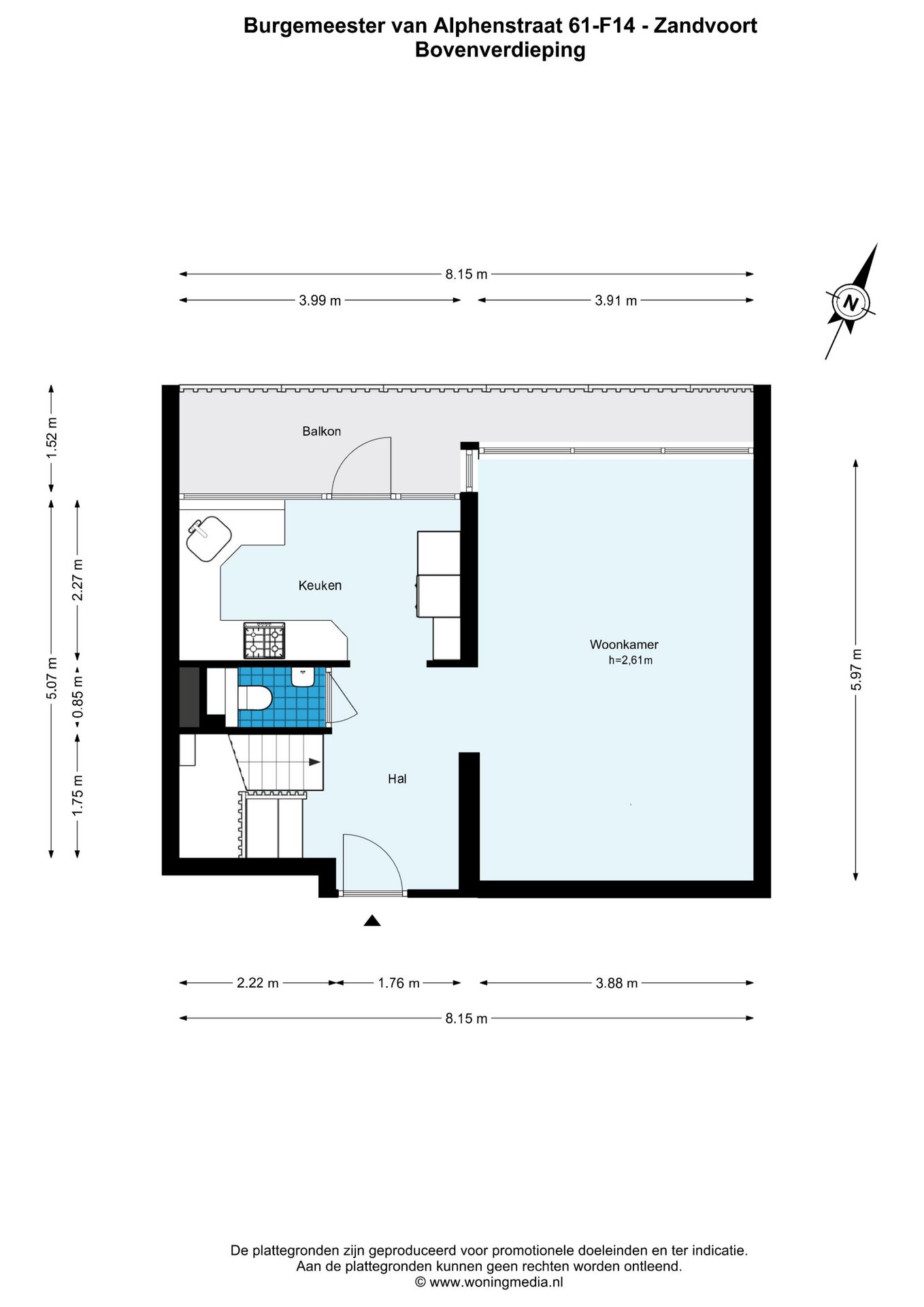 Foto 24 van Burgemeester van Alphenstraat 61-F14