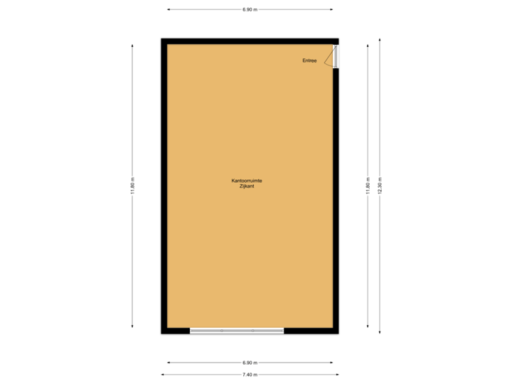 Kantoorruimte Zijkant