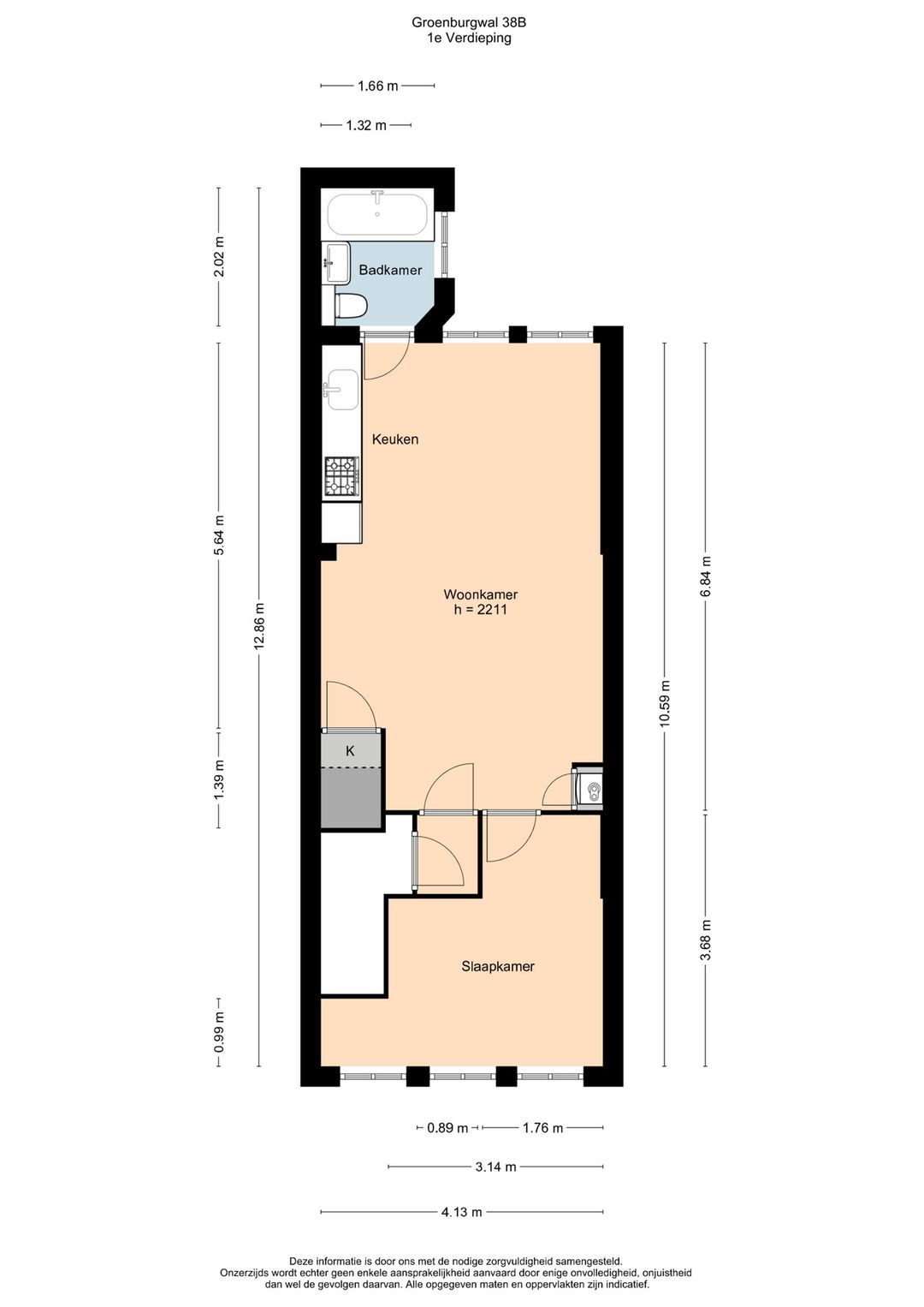 Foto 46 van Groenburgwal 38-B
