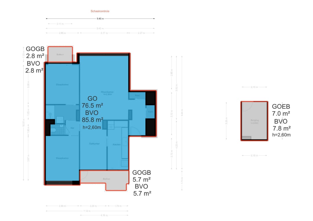 Spacious Apartment with Free View over Sloterplas — 28