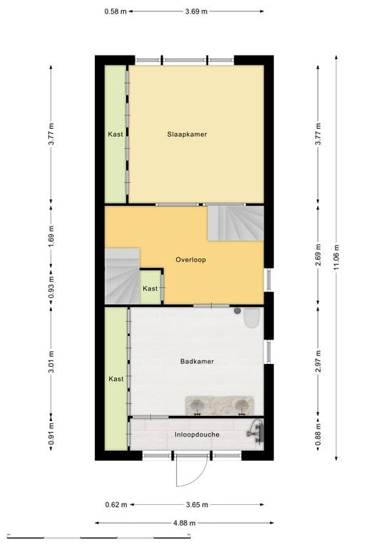 Renovated 1675 Monument Home with Private Dock in Historic De Rijp — 45