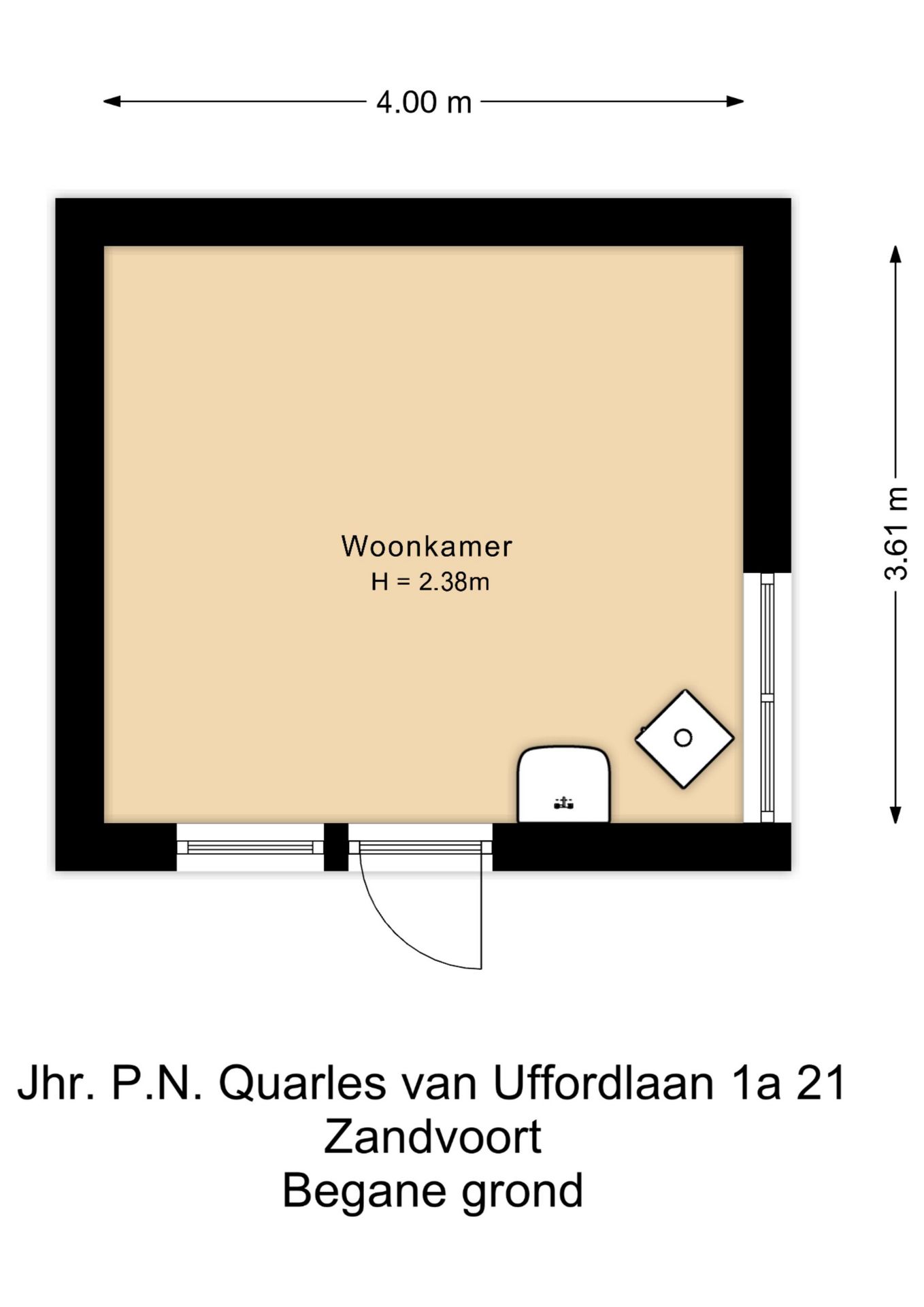 Foto 34 van Jhr. P.N. Quarles van Uffordlaan 1-A21