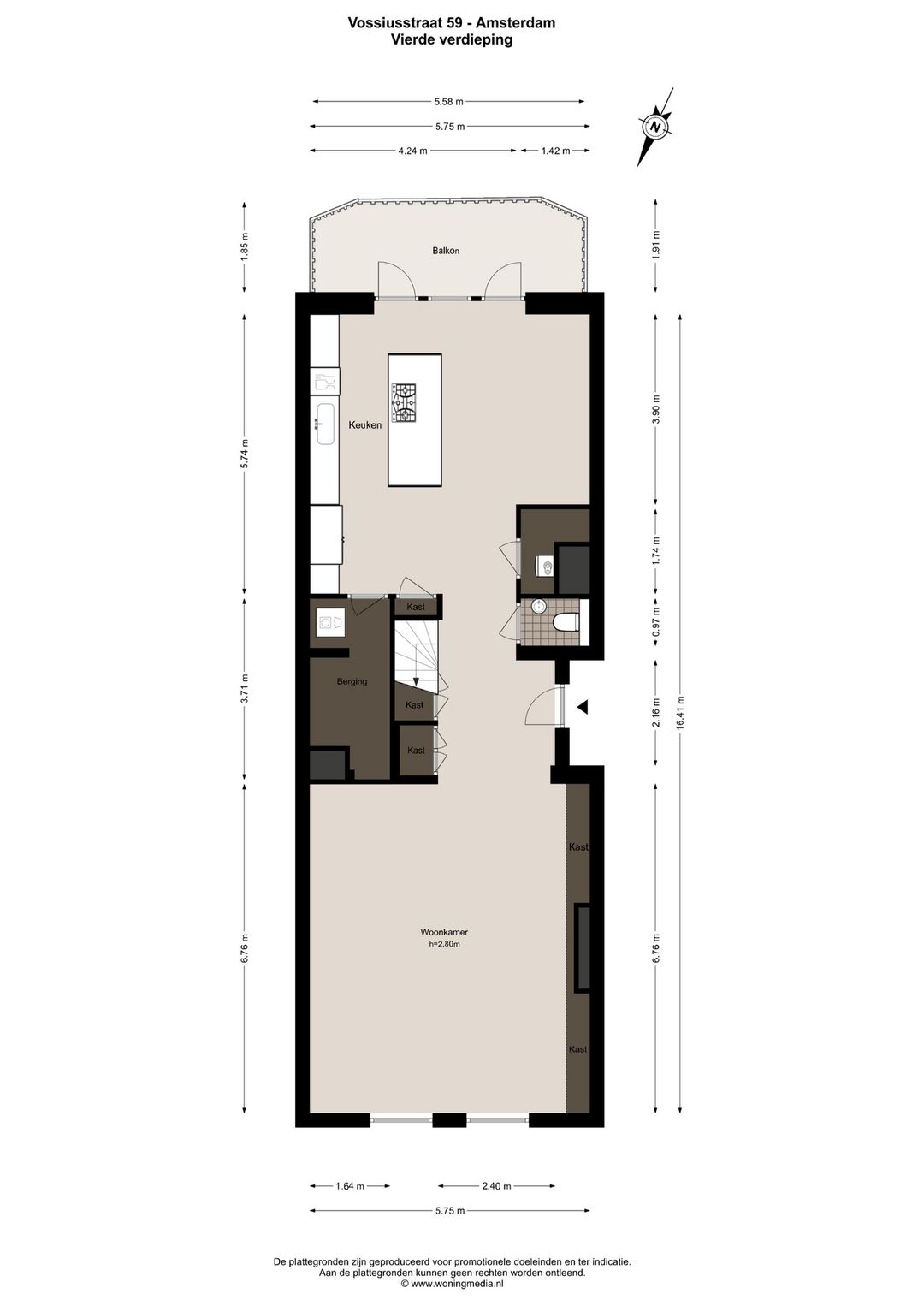 Foto 43 van Vossiusstraat 59