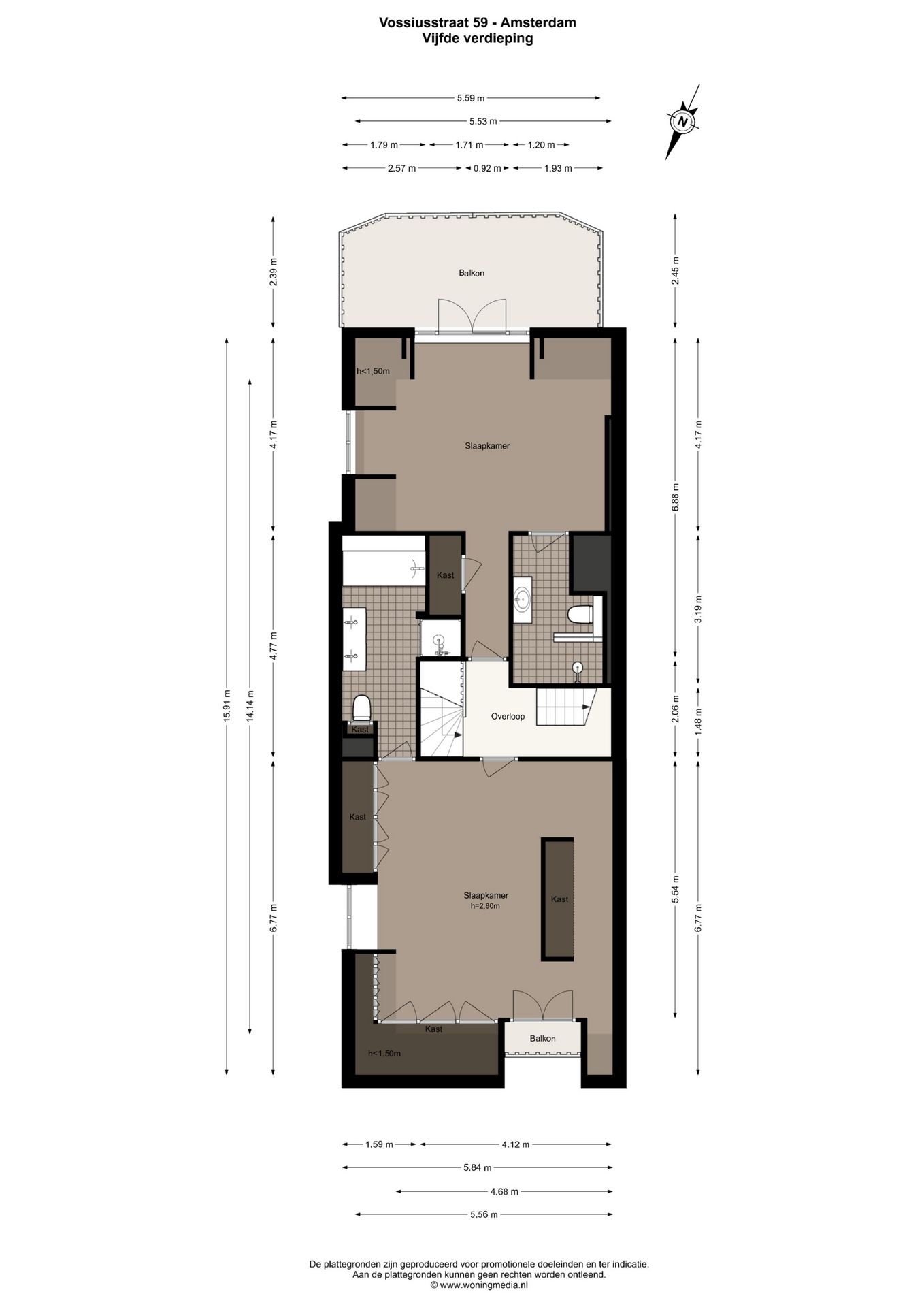 Foto 45 van Vossiusstraat 59