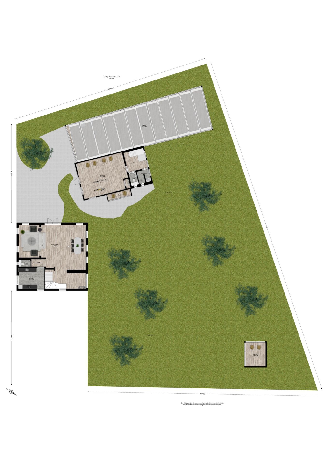 Luxuriously Renovated Semi-Detached Home with Studio and Greenhouse on Spacious 1,400m² Plot in Lent — 78