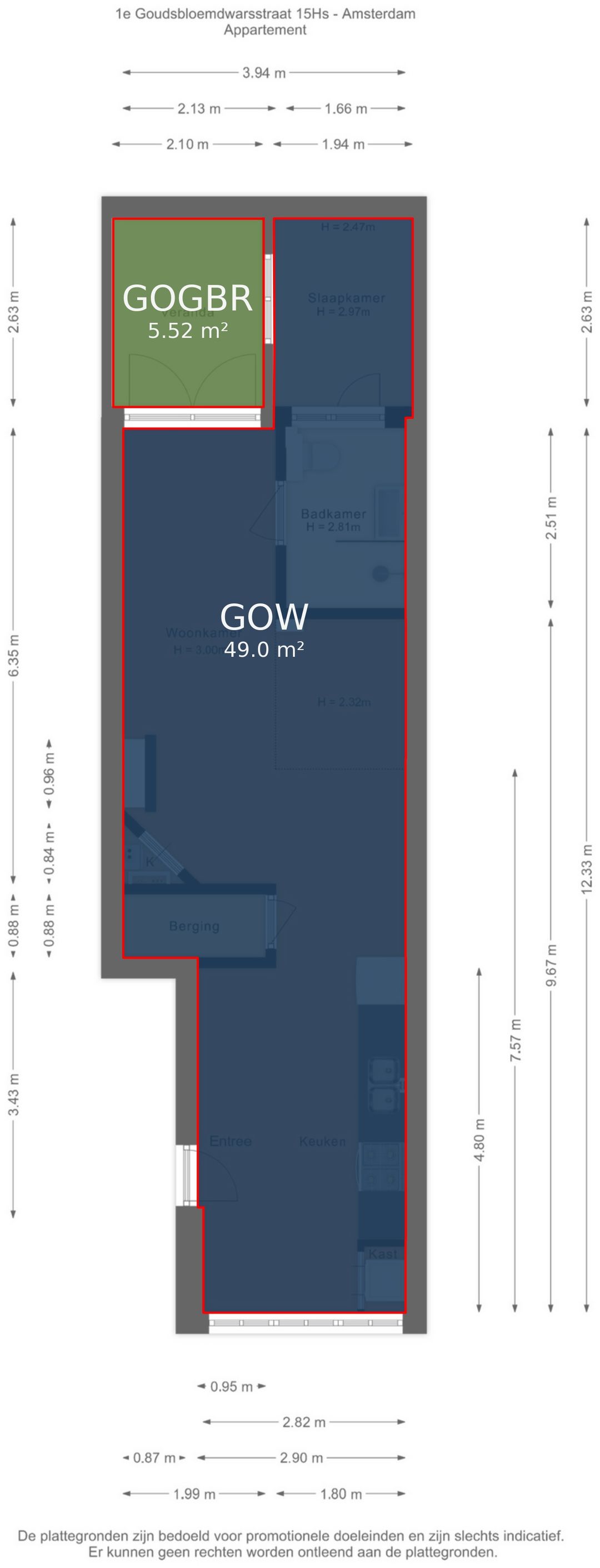 Foto 32 van Eerste Goudsbloemdwarsstraat 15-H