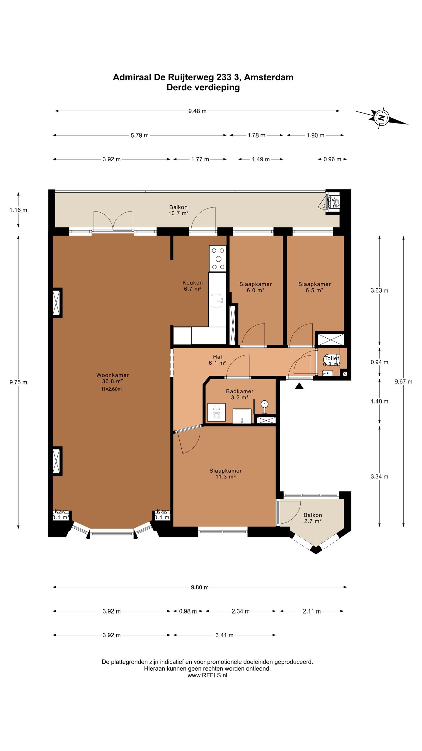 Foto 29 van Admiraal De Ruijterweg 233-3
