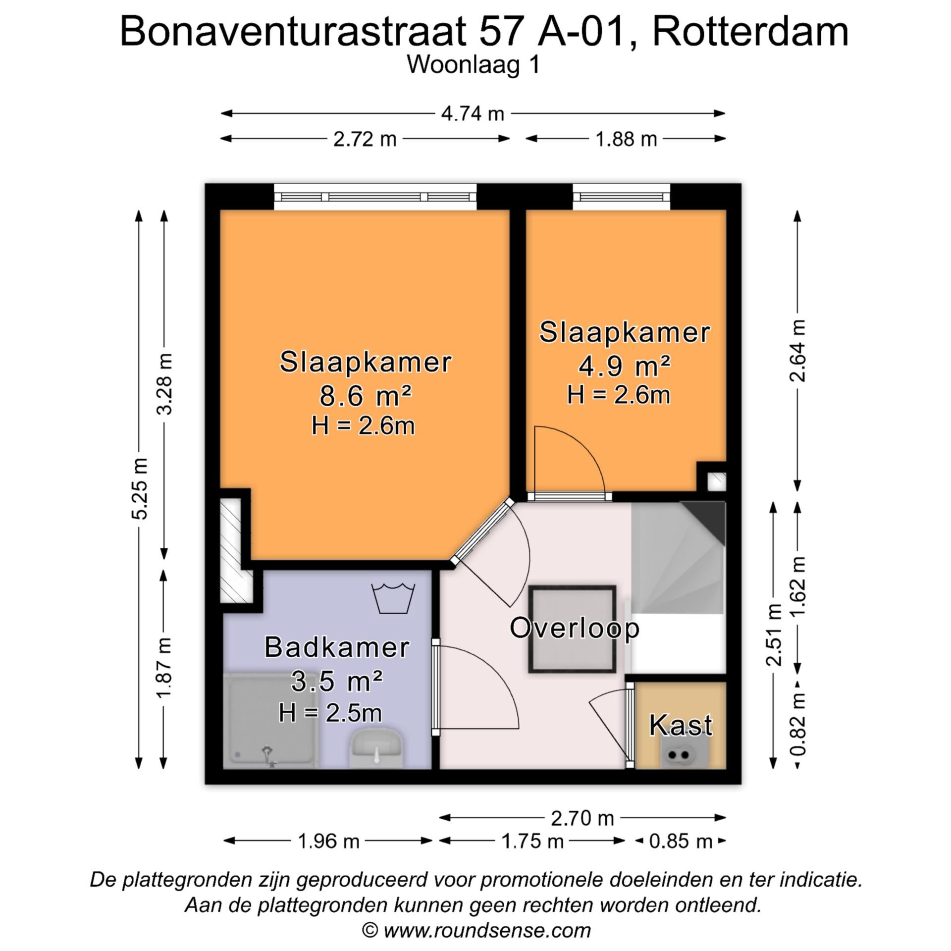 Foto 24 van Bonaventurastraat 57-A01