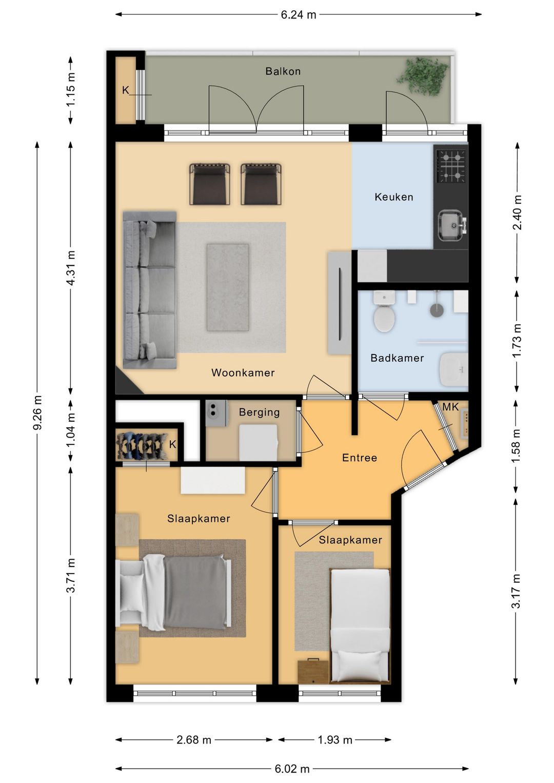 Foto 43 van Bestevâerstraat 129-2