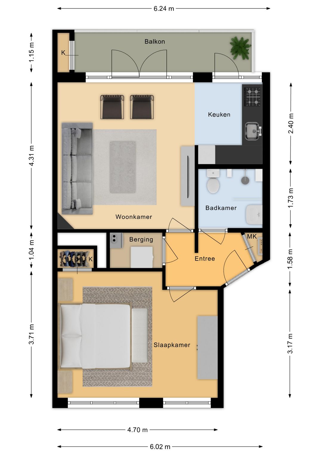 Foto 41 van Bestevâerstraat 129-2