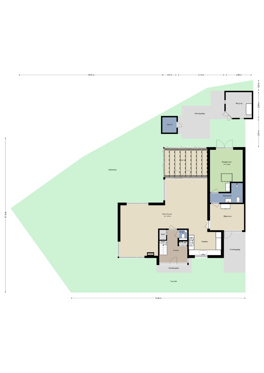 Luxurious detached villa with six bedrooms, sauna and jacuzzi in quiet courtyard setting — 61