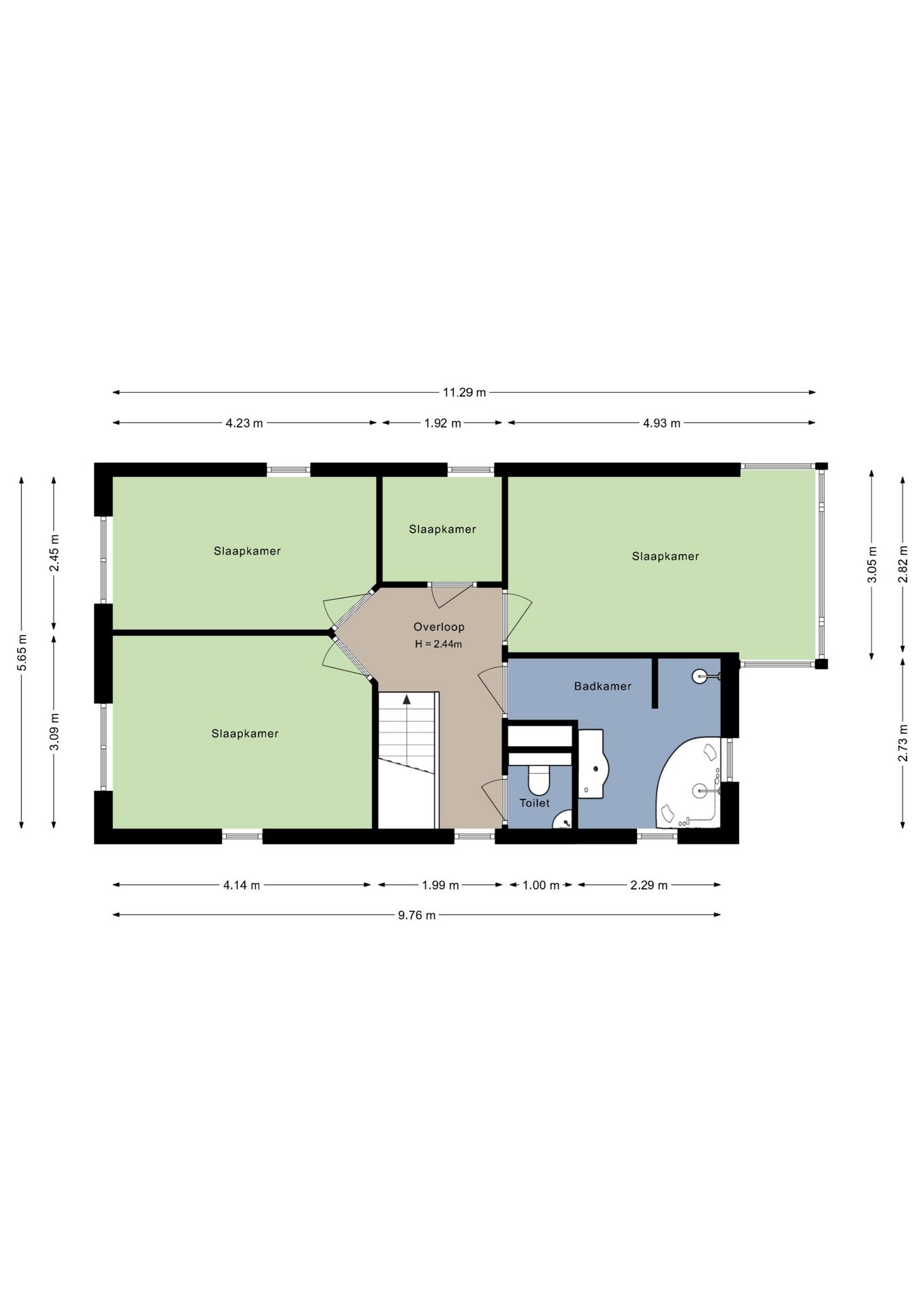 Luxurious detached villa with six bedrooms, sauna and jacuzzi in quiet courtyard setting — 63