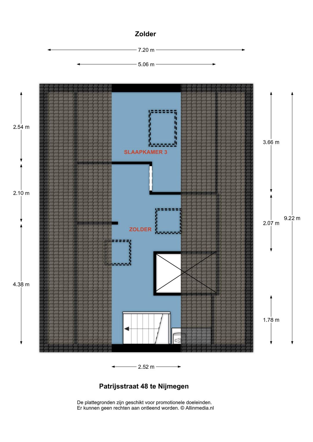 Beautiful upper apartment with 5 rooms in popular Oud-West district — 27