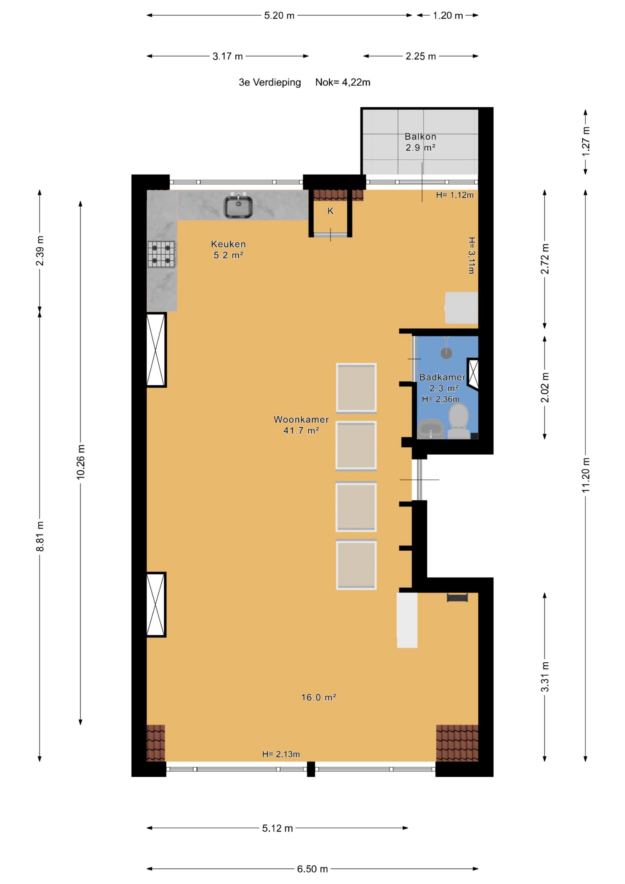 Foto 24 van Hugo de Grootstraat 5-C