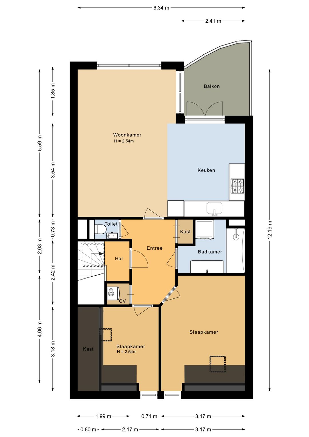 Foto 38 van Hofstraat 19-A